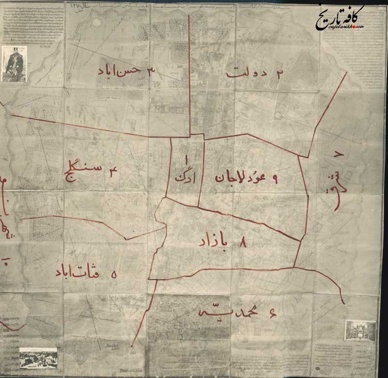 ده منطقه قدیمی تهران