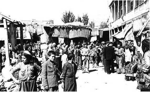 عکس/بازار مهاباد در سال 1946
