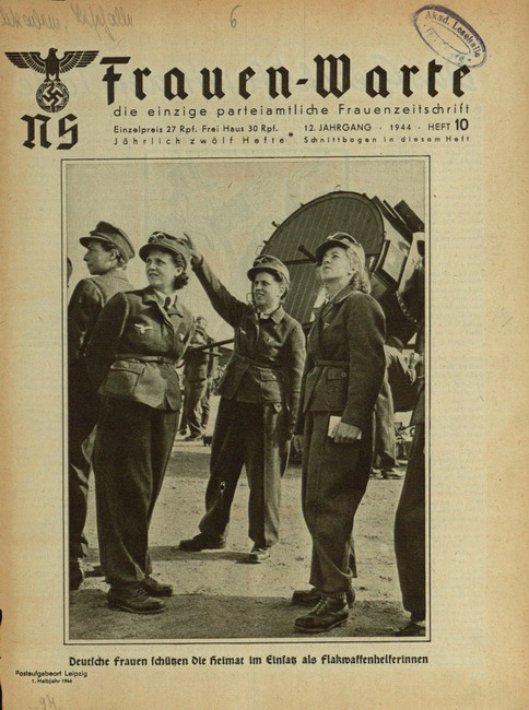 عکس/مجله بانوان در زمان آلمان نازی