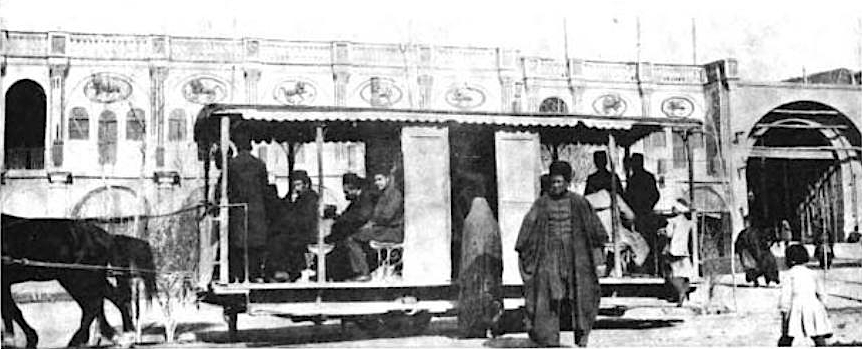 عکس/واگن اسبی در تهران دوره قاجار