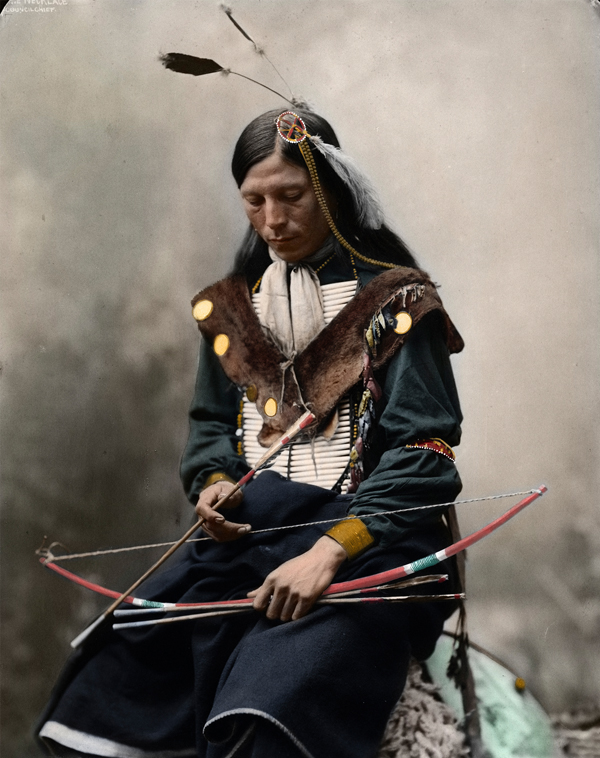 رئیس یکی از قبایل سرخپوستی. 1892