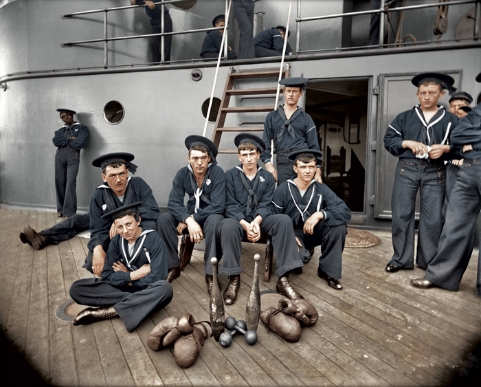 ملوانان نیروی دریایی امریکا. 1890
