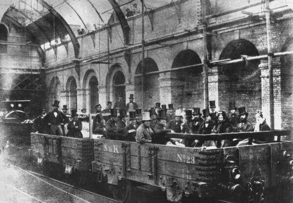 عکس/ متروی لندن در سال 1863
