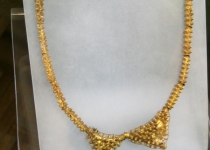 عکس/گردنبند طلا در دوره هخامنشی