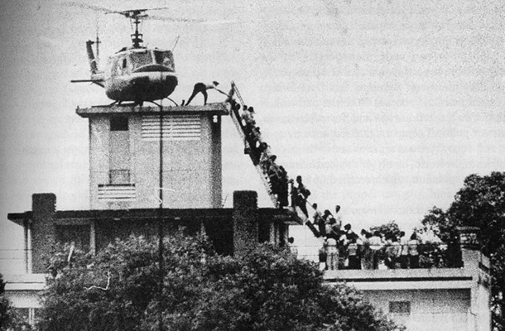 نیروهای آمریکایی اینگونه از جنگ ویتنام فراری شدند/ عکس