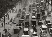 عکس/ترافیک در لندن سال ۱۹۲۶