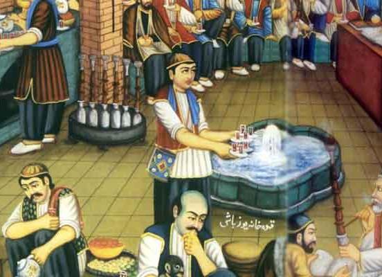 معروف ترین قهوه خانه های تهران در زمان قاجار