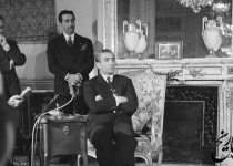 مصاحبه مطبوعاتی محمدرضاشاه در فرانسه