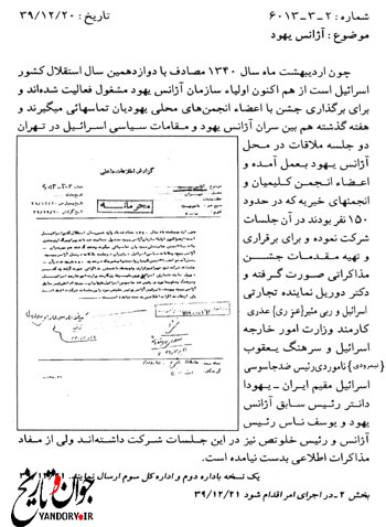 آژانس یهود و  آماده سازی ایران برای یوم النکبت!