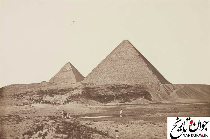 عکسی قدیمی از اهرام مصر