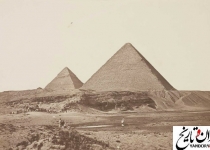 عکسی قدیمی از اهرام مصر