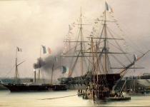 کشتی که جسد ناپلئون را حمل می کرد