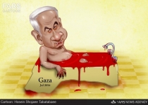 حمام خون نتانیاهو در غزه/کارتون