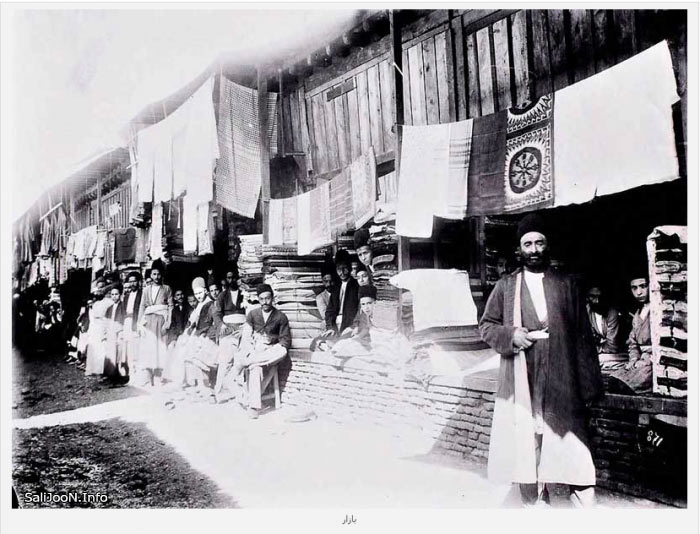 عکسی قدیمی از بازار ایران