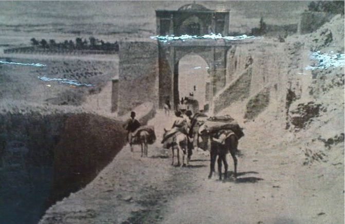 عکس بسیار قدیمی‌ از دروازه قرآن شیراز