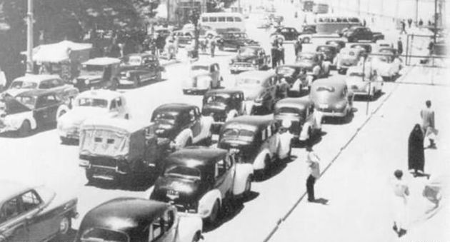 عکس/ترافیک در تهران قدیم