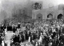عکس/نماز عید فطر در صحن حرم امام حسین (ع) در سال 1323قمری