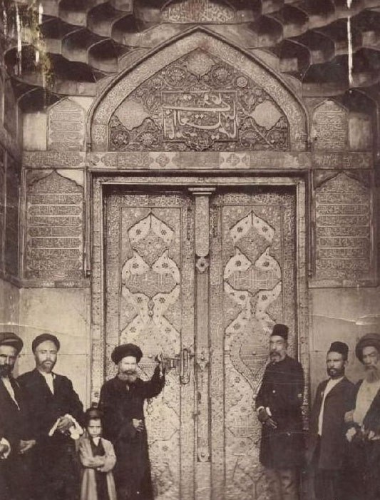 عکس/قدیمی ترین درب ورودی حرم حضرت علی(ع)