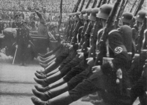 عکس/رژه‌ی اس‌اس در برابر هیتلر ۱۹۳۸