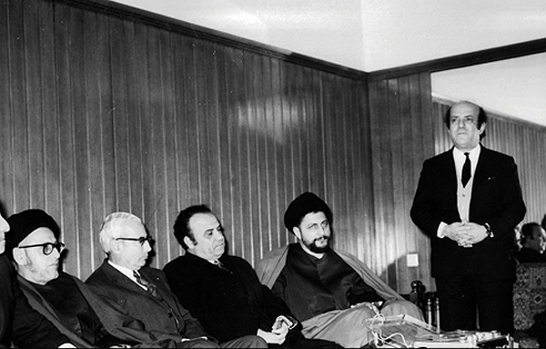 عکس/جورج جرداق در کنار امام موسی صدر