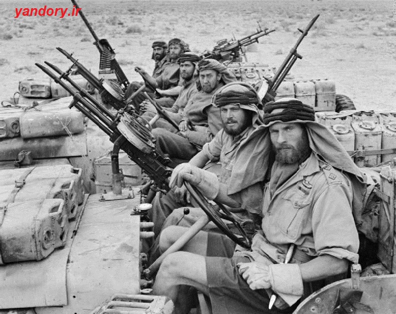 نیروهای SAS در شمال آفریقا، سال 1943.