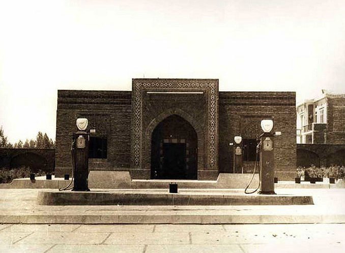 عکس/جایگاه پمپ بنزین دوره پهلوی