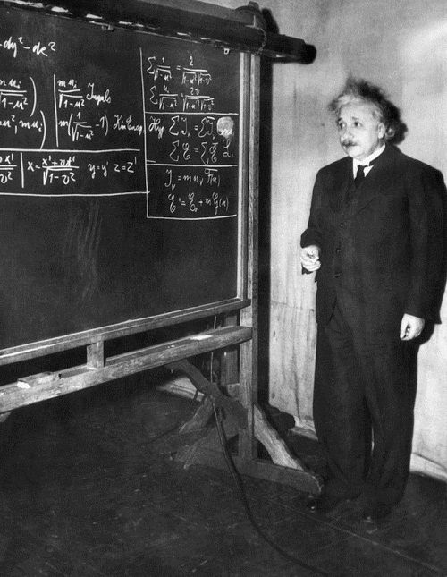 عکس/سخنرانی اینشتین