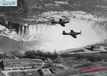 عکس/شاه کبرا"ی روسی بر فراز آبشار نیاگارا