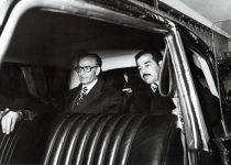 عکس/دیدار محمدرضا شاه و صدام