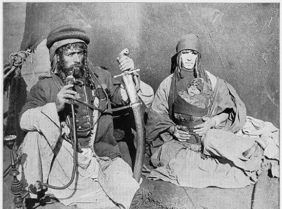 عکس: یک خانواده‌ی بادیه‌نشین سوریه در 1920