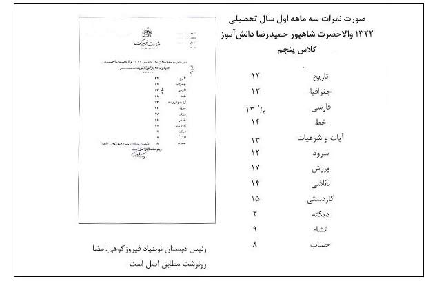 هوش و ذکاوت آخرین پسر رضاخان میرپنج