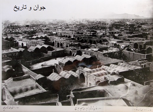 شهر قم از بالای مسجد جامع/عکس