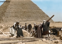جابجایی سنگ چند تنی در مصر. سال 1907
