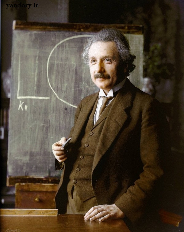 آلبرت اینشتین سر کلاس درس. سال 1921