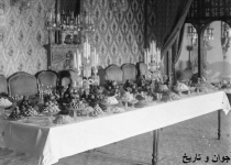 میز پذیرایی از میهمانان در کاخ گلستان/عکس