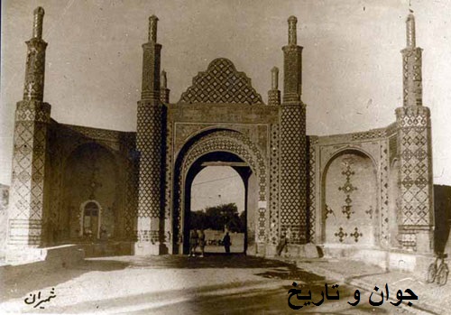 دروازه شمیران در قدیم/عکس