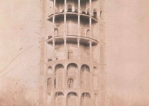 برج باغشاه در دوره ناصرالدین شاه/عکس