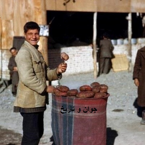 لبو فروشی در تهران قدیم/عکس