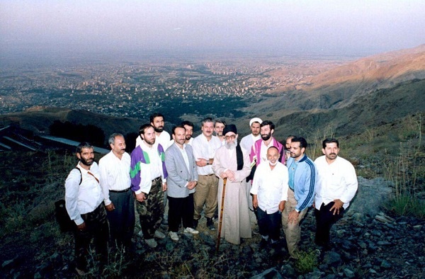 مقام معظم رهبری در ارتفاعات تهران/عکس