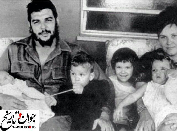 چه‎گوارا در کنار خانواده/عکس