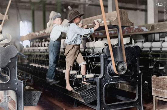عکس/کودکان کار در آمریکای قرن 20