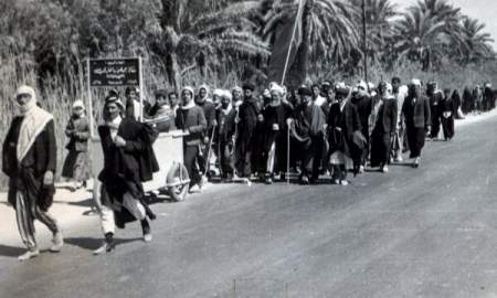عکس / پیاده روی اربعین در صد سال پیش