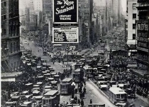 میدان تایمز نیویورک، سال ۱۹۲۲ میلادی