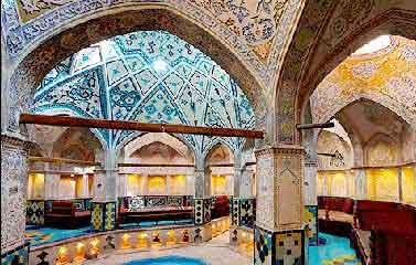 حمام "سلطان امیر احمد" شاهکار معماری ایران + عکس