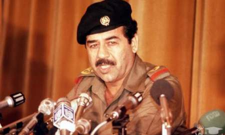 مصاحبه مطبوعاتی صدام در عراق در سال 1354