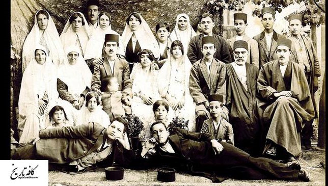 تصویری از یک جشن عروسی یهودیان ایرانی