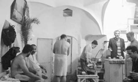 رسم حنا بستن در حمام های ایران قدیم