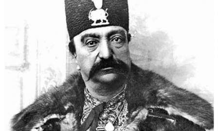 تصویری از ناصرالدين شاه با لباس نظامی اتریشی