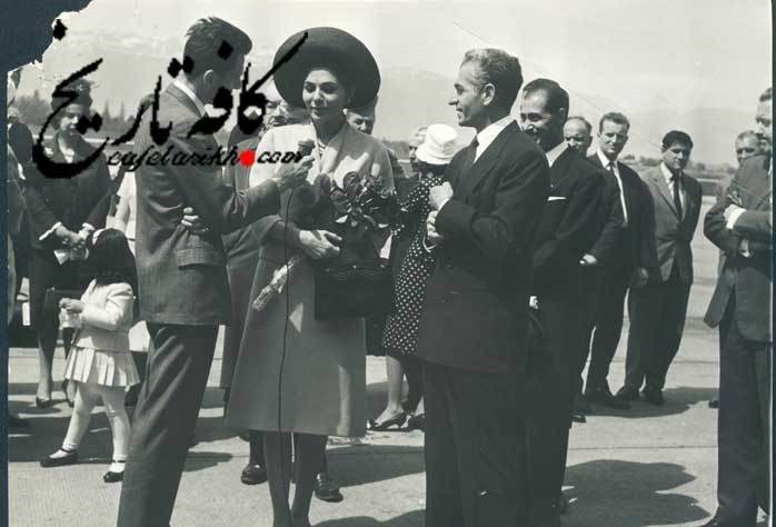 مصاحبه راديوئي محمدرضا پهلوي وفرح پهلوي درسوئيس
