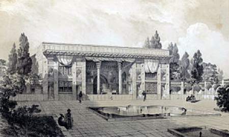 توصیف معماری کاخ گلستان در نگاه مستشرق آلمانی